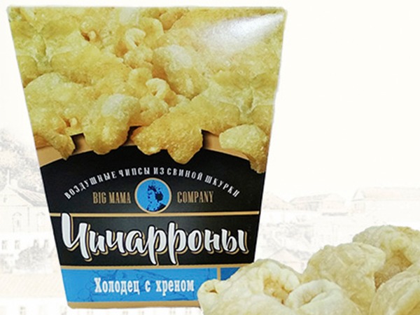 Чичарроны со вкусом холодца и хрена в Ясененво