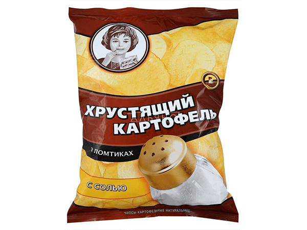 Картофельные чипсы "Девочка" 160 гр. в Ясененво
