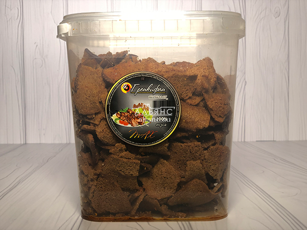 Ржаные гренки со вкусом шашлыка в Ясененво