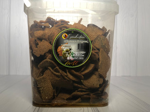 Арахис в глазури со вкусом тайский перец: Ведро Ржаные гренки с малосольным огурчиком