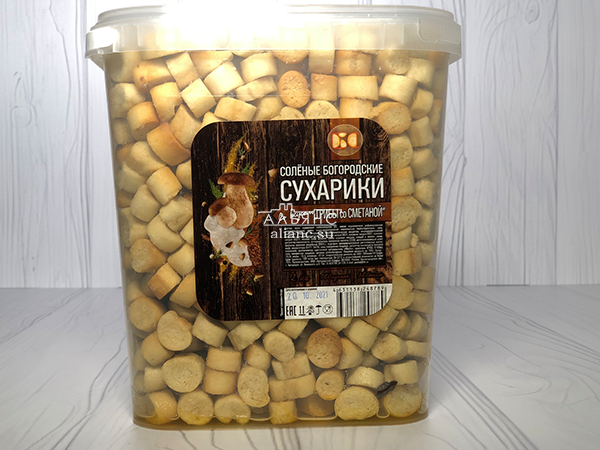 Сухарики с грибами и сметаной в Ясененво