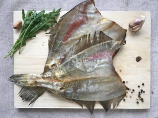 Камбала камчатская вяленая без икры: Камбала ёрш (Мурманская) вяленая