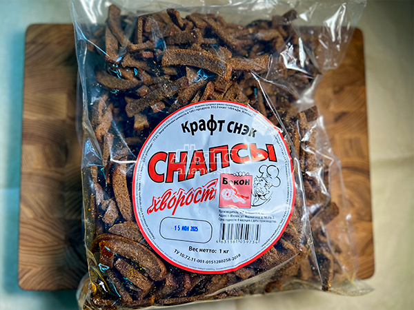 Снапсы хворост "Бекон" в Ясененво