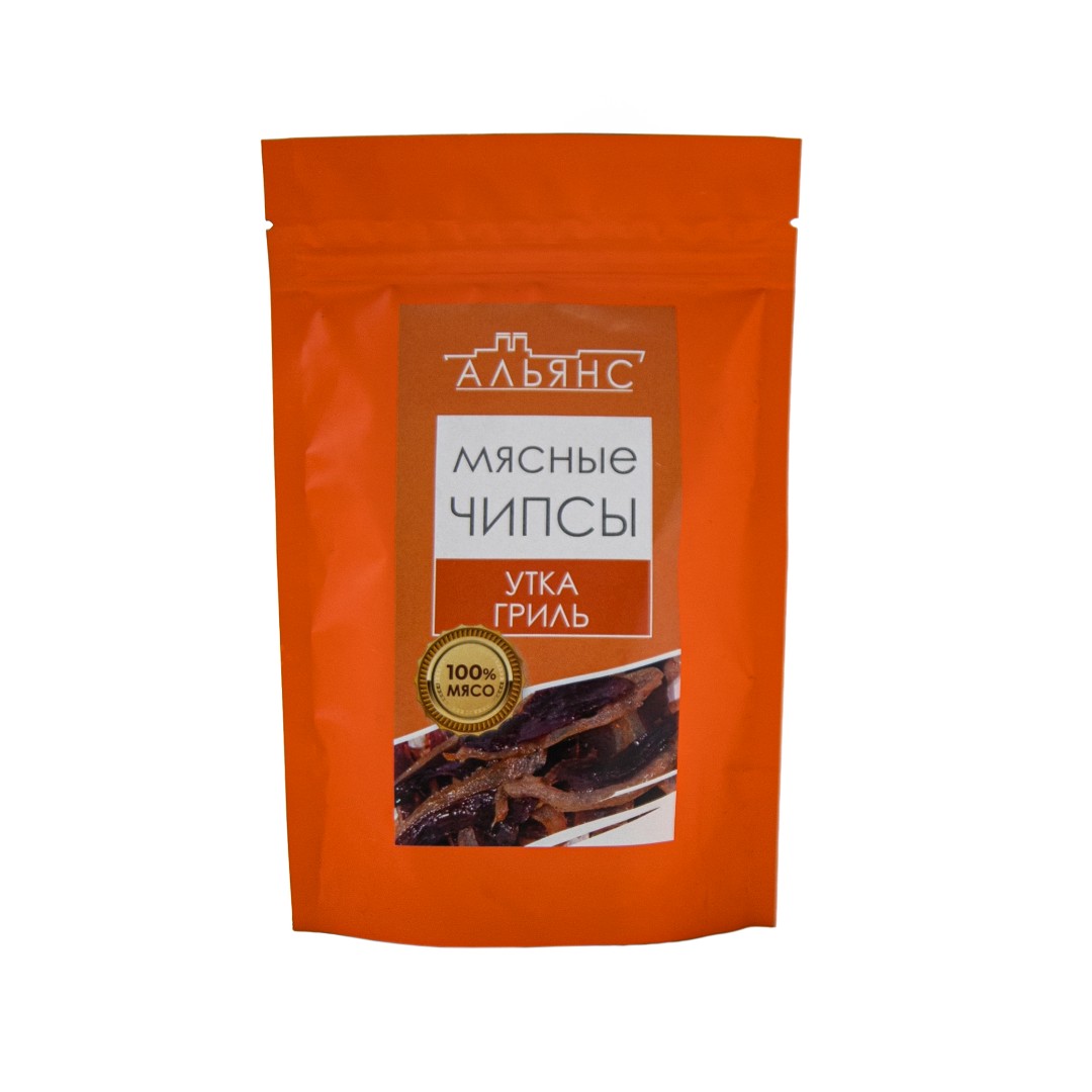 Мясо (АЛЬЯНС) вяленое утка гриль (50 гр) в Ясененво