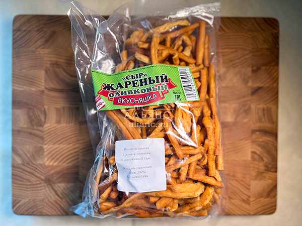 Жареный сыр "ВКУСНЯШКА" (Оливковый) 500гр. в Ясененво
