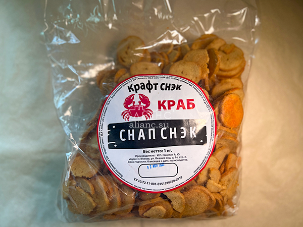 Снапсы ПШЕНИЧНЫЕ "Краб" в Ясененво