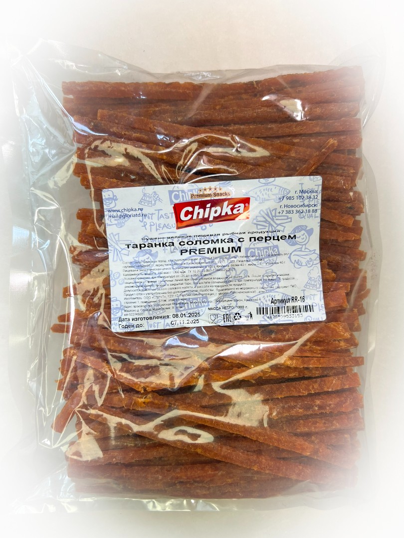 Таранка с перцем (соломка) (Chipka ПРЕМИУМ) в Ясененво