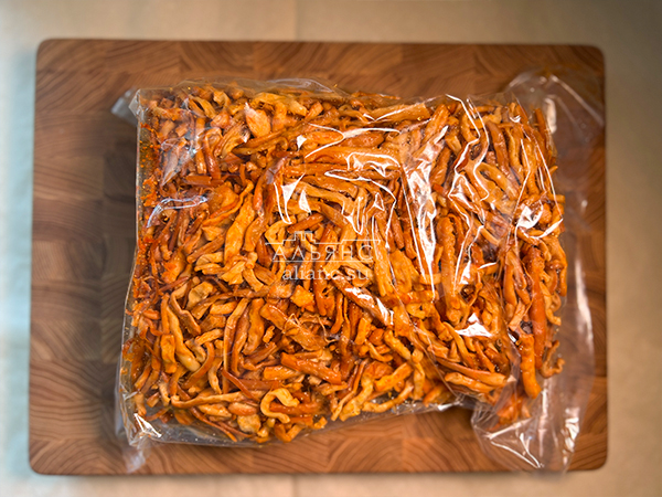 Нитка ЖАРЕНАЯ "Тайский перец" Oktobersnack 1 кг (сырный продукт) в Ясененво
