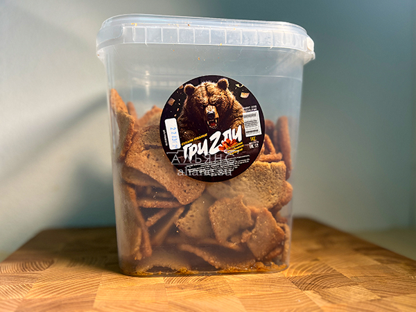 Ведро Ржаные гренки со вкусом Крылышки Барбекю (1 кг) в Ясененво