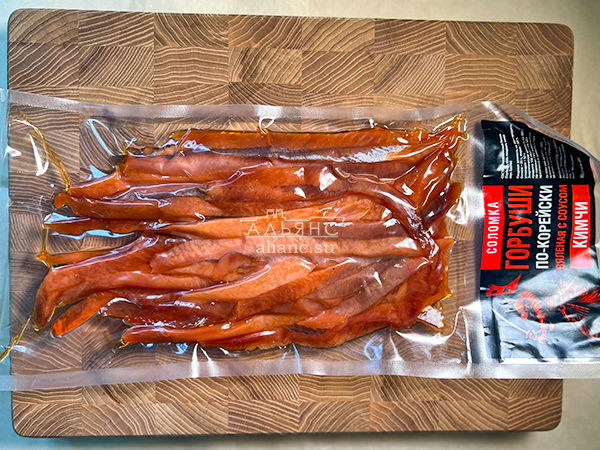 Горбуша соломка по-корейски в Ясененво