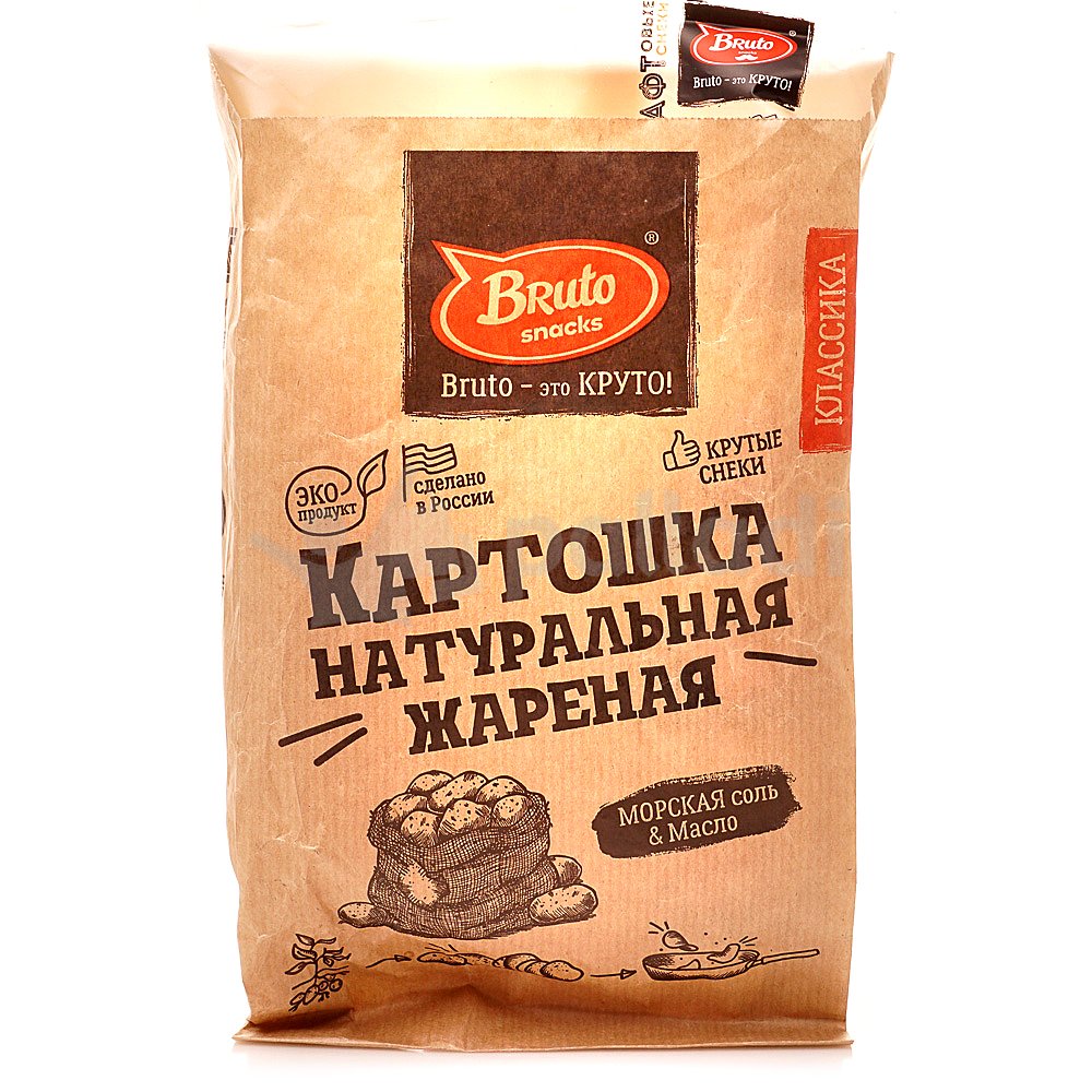 Картофель «Бруто» с солью 70 гр. в Ясененво