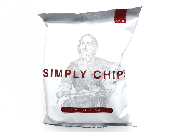 Картофельные чипсы "Simple chips" Пряный томат 80 гр. в Ясененво